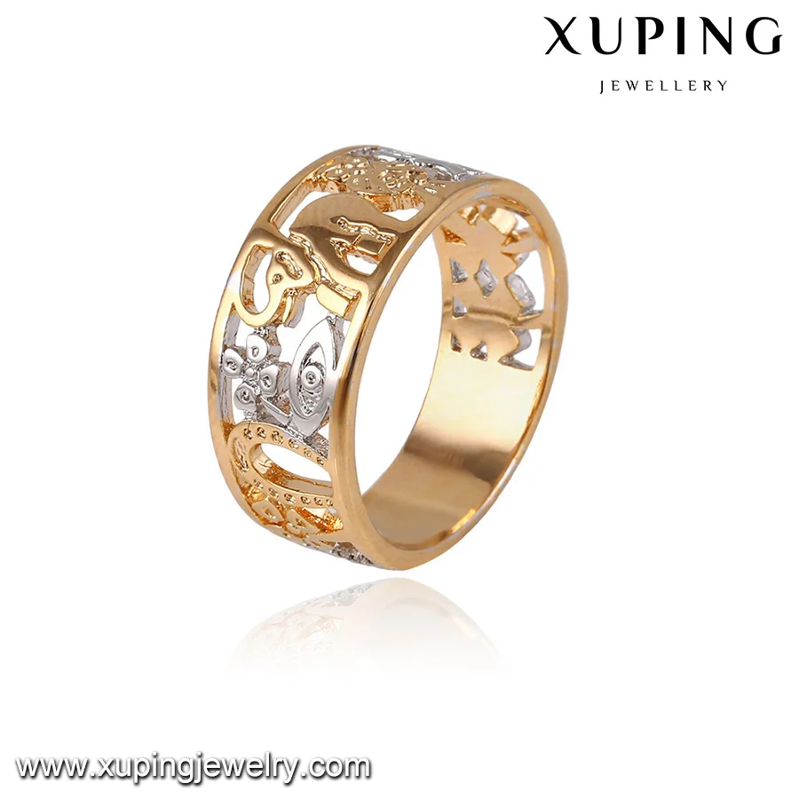 14077 15736 Xuping hot sale new design jewelry 18k gold plated lucky elephant ring