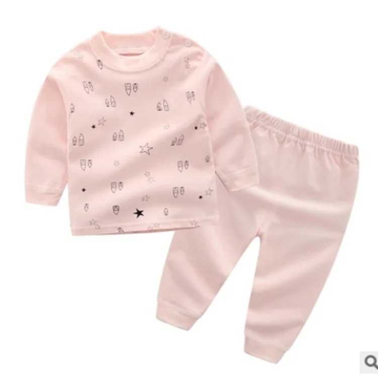 manufacturer Wholesale high quality 100% cotton coloful cute comfortable kids pyjamas baby clothes