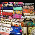 Silk Scarf Manufacture Scarf OEM Custom Printed Women Satin Silk Scarf