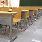 School Furniture Classroom Chair And Table Wooden School Desk Student Furniture Study Table And Chair Adult Classroom
