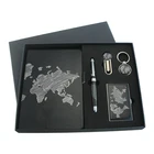Gift Corporate Promotional Custom Logo Business Card Holder And Pen Gift Set Items For Corporate Gift Wholesale Gift Items