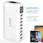 Charger Chargers Phone USB Charger 8-Port Chargers For Phone Charging Plates 40-watt For Portable Usb Charger LED Display Fast Multi Port Usb Charger