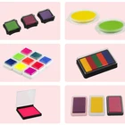Stamp Design Stamps Water Color Plastic Child Toy Stamp Pad