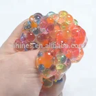 Orange HoneyToys 3PCS Stress Relief Squeezing Soft Vent Grape Ball Hand Wrist Toy Funny Gadget Vent Toy Blue Green And Orange