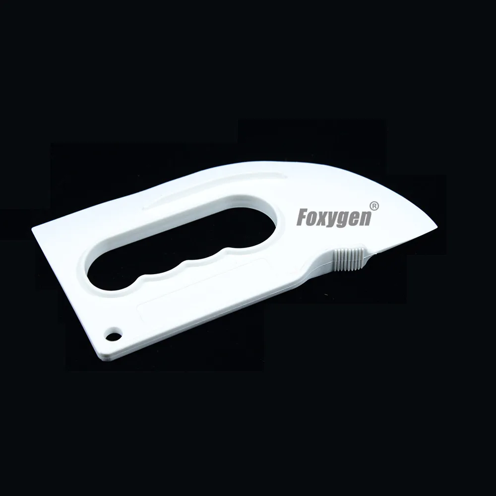 foxygen manufacturer stainless steel shovel wooden handle spatula for stretch ceiling installation accessory-10