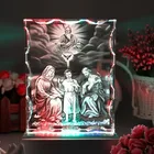 Gift Jesus Crystals Catholic Church Jesus Cross Christian Blessed Fashion Crystal Gift MH-F0384