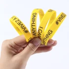 Rubber Bracelet Silicone Rubber Bracelet Transparent Rubber Silicone Bracelet