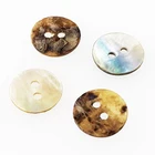 Buttons Buttons Wholesale Decorative Custom 9mm-30mm 2 Hole Sewing Clothing Natural Agoya Shell Buttons In Stock