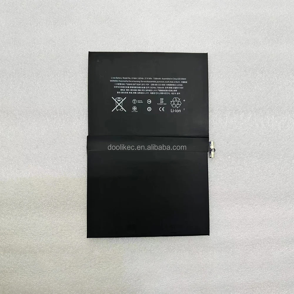 Replacement Phone Battery For iPad  Pro 9.7 12.9 10.5  2 3 4 5 6 Mini 1 2 3 4 Pro 9.7 12.9 10.5 8th generation battery