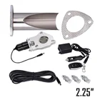 Pipe Exhaust Exhaust Pipe 2.25'' 2.5'' 3'' Remote Single E-Cut Pipe Electric Exhaust Cutout Kit