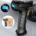 12v Dc Mini Portable Air Compressor Pump 150 PSI Auto Bicycle Air Pump For Car And Ball LED Light Pump