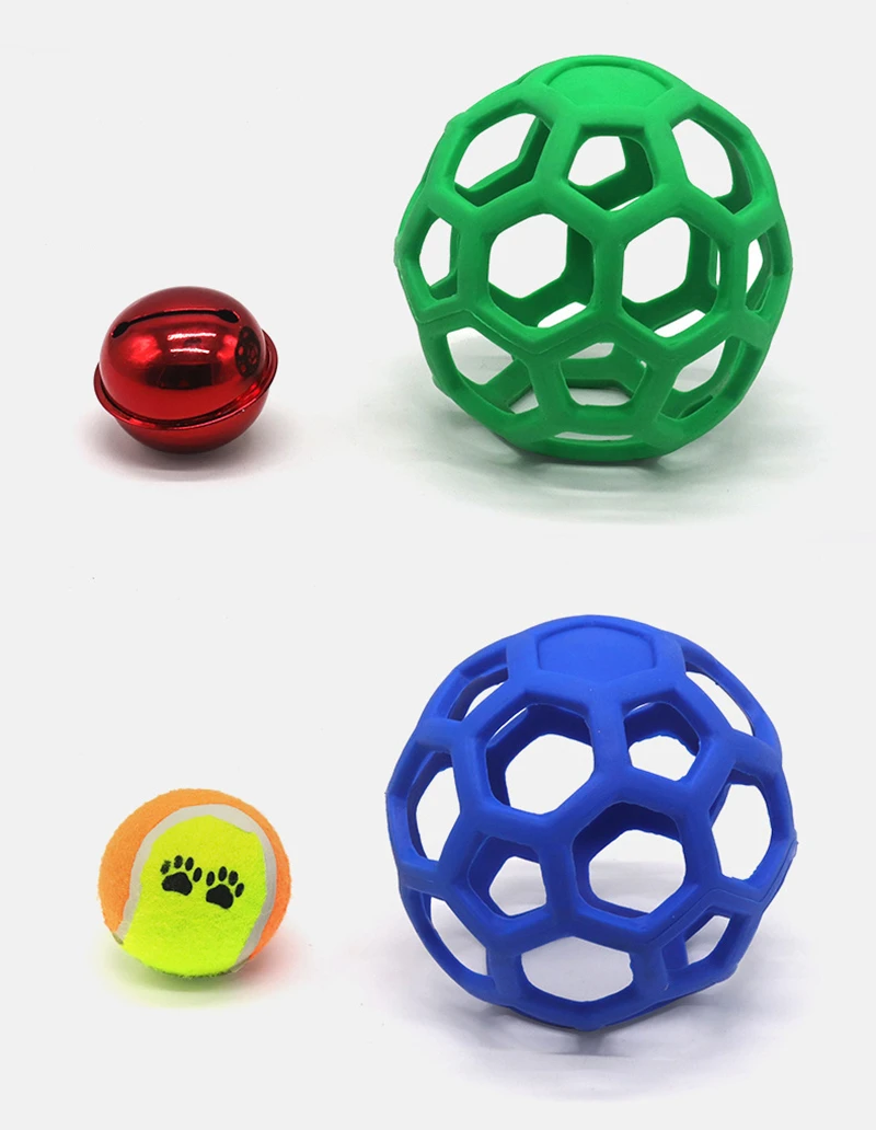 Dog Chew Toys Rubber Ball Toy For Dogs Hollow Cleaning Teeth Molar Bite