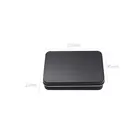 Key Can Black Tin Box Cigar Black Square Storage Box Coin Car Key Tin Box Tin Flip Tin Can