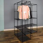 Wardrobe Modern Oxford Fabric Portable Non Woven Fabric Wardrobe Closet