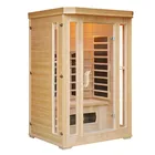 Far Mixed Sauna Personal Rooms 2 Person Canadian Hemlock Far Infrared Mixed Heaters Indoor Dry Sauna Room