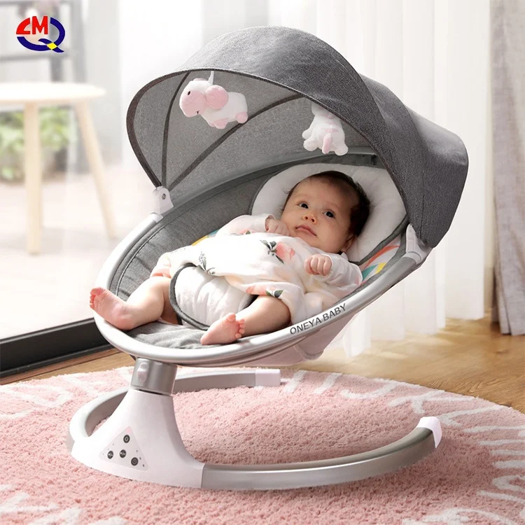 Infant Electric Rocking Chair Smart Bluetooth Electric Cradle Crib