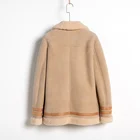 Jacket Fashion Winter Fur Women's High-end Fur Jacket Coat With Double Face Lamb Shearling