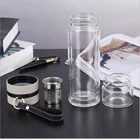 Coffee BPA Free Glass Tea Infuser Travel Mug Tea Tumbler Bottle For Loose Leaf Tea Matcha Fruit And Cold Brew Coffee