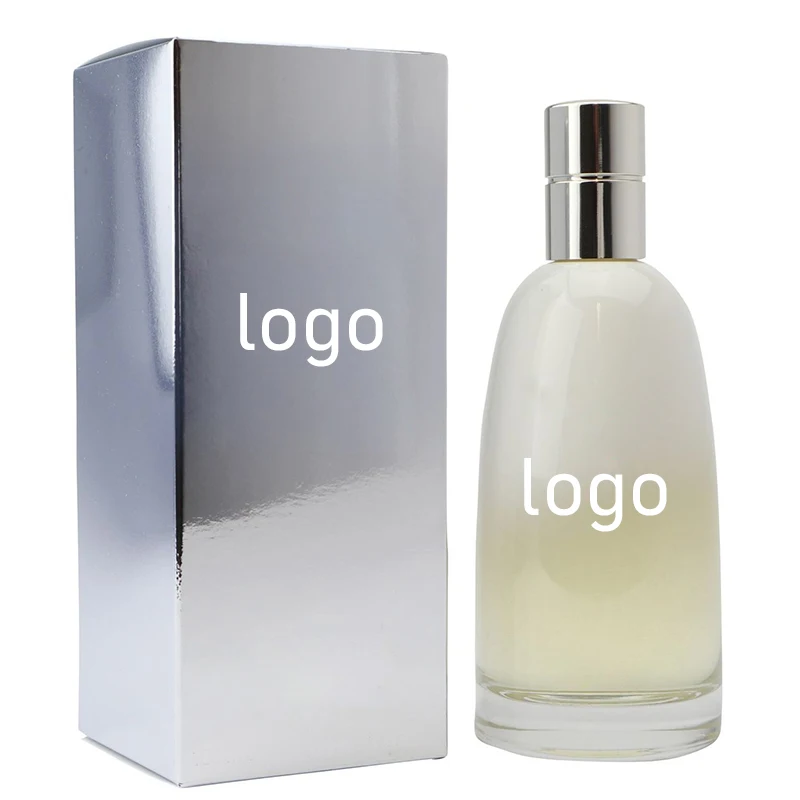 High-end 100ml Glass Spray Perfume Bottle Packaging Transparent Cosmetic Subuliform Thick Bottom Luxury Perfume Bottle With Box