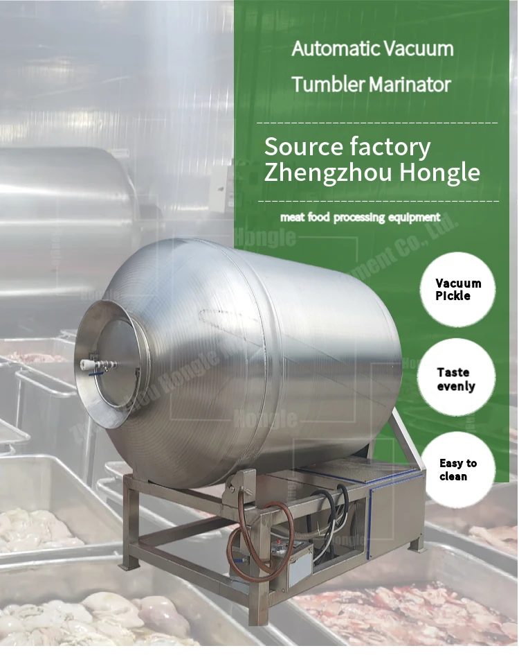 Vacuum Tumbling Marinator / Salt Beef Meat Massage Tumbler / Blender Mixer for Meat Processing supplier