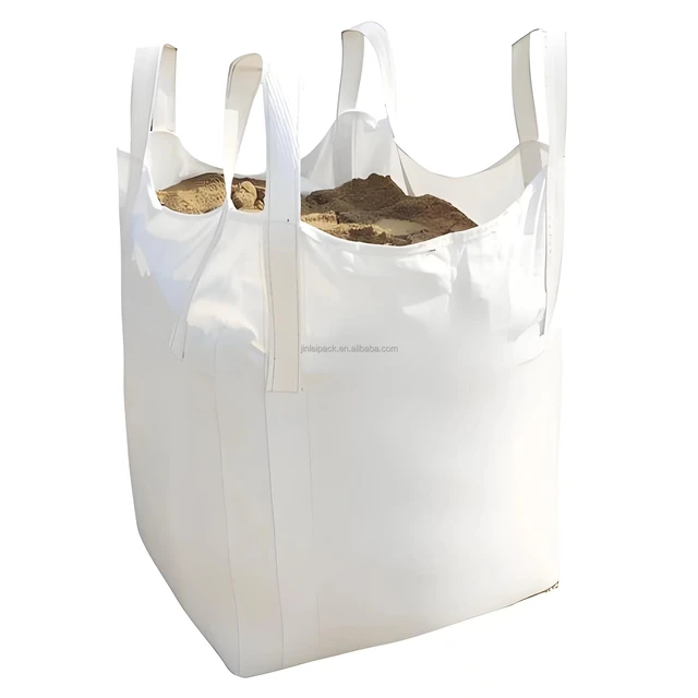 Factory Wholesale 1.5 Ton 2 Ton Super Sack Large Sand Jumbo Bag 1500 Kg PP Bulk FIBC Bags With Flat Bottom Option Big Bag