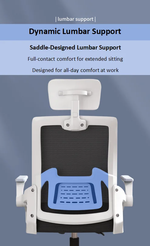 Commercial Grade Contemporary Ergonomic Office Chair-Heavy Duty Mesh Swivel Task Chair with Flip-up Armrests & Lumbar Support supplier