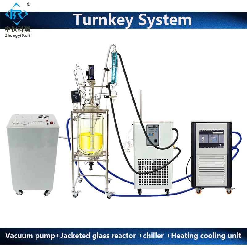 SF-200l    200L Jacketed Glass Reactor price