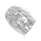 Skin Ring Fashion Popular Personality Characteristics Flat Snake Skin Crocodile Scale Gold-plated Ring
