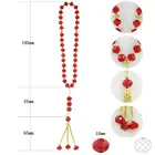 Beads Muslim Prayer Glass Beads For Jewelry Making 10MM Faceted Rondelle Beads For Necklace Fashion Charming Pendant DIY Accessories