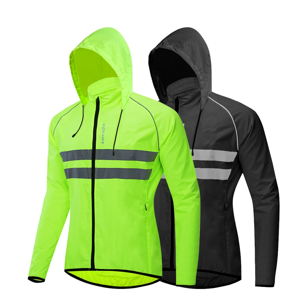 WOSAWE Cycling Jacket Jersey Sportswear Long Sleeve Wind Coat