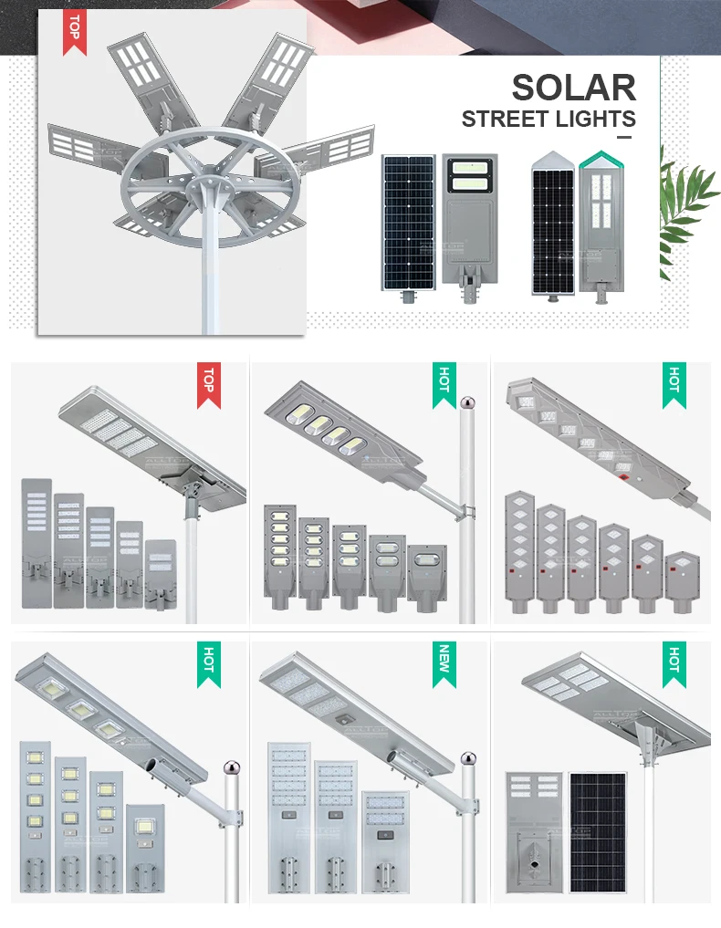 Alltop New Design Outdoor Aluminum All In One Integrated Ip65