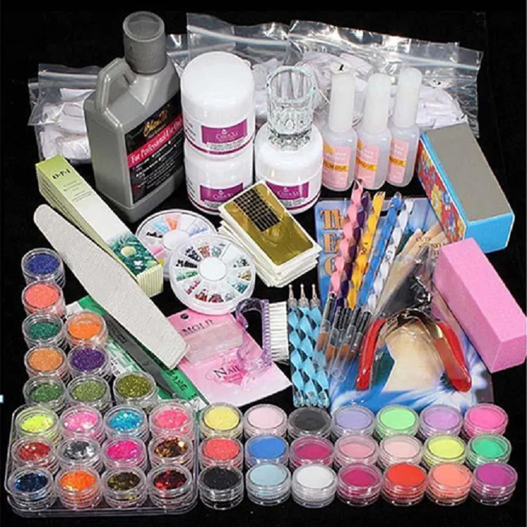 Wholesale Acrylic Kit Acrylic Powder Glitter Nail Art Kit Decoration Tools Manicure Nail Kit Professional Full Set - Buy Nail Kit Set,Nail Kit Decoration Tools,Nail Art Acrylic Set Product on