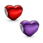 Silver Factory Wholesale High Quality S925 Silver Charm Red Heart String Jewelry Ladies Gift