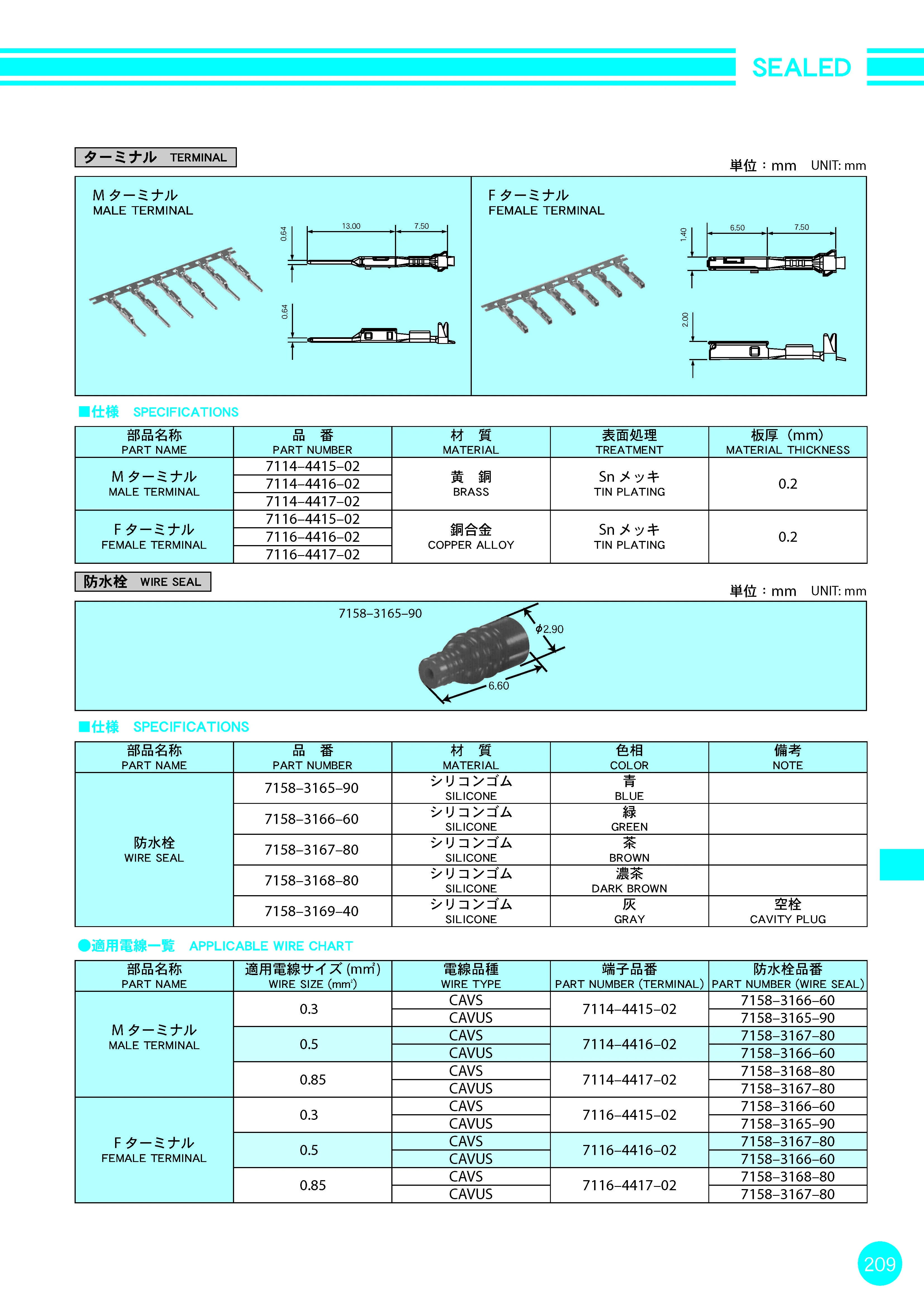 2 Pin Waterproof ABS Sensor Plug with PA66 Material for Nissan Automotive Connector