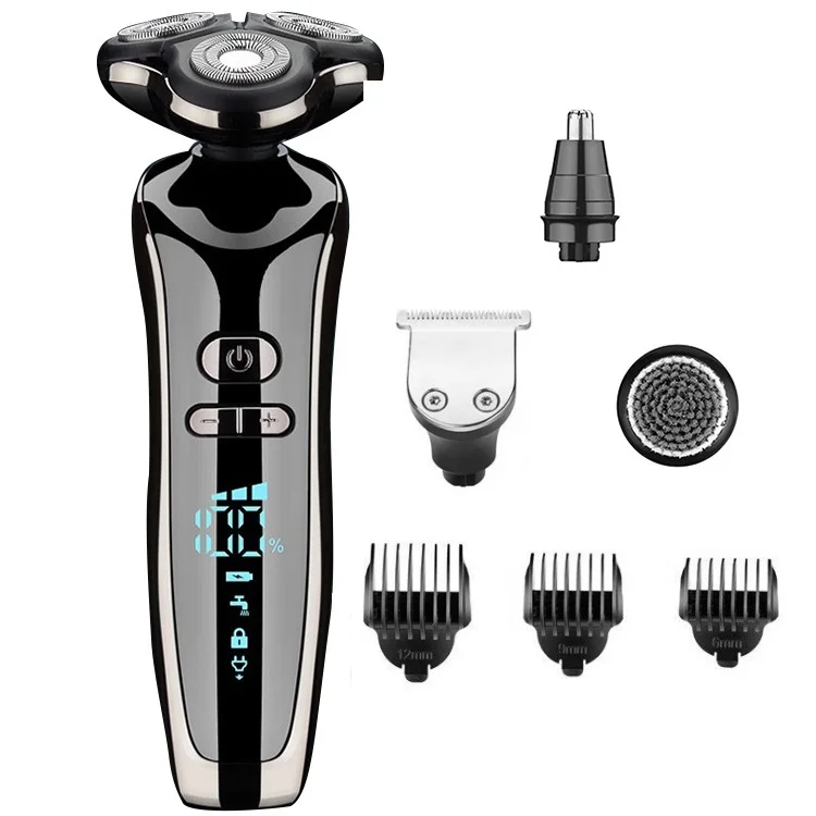Amazon Hot Sale 4-in -1 Face Hair Remover Usb Multi-function Waterproof  Rotary Shaver Beard Nose Trimmer Men's Electric Shaver - Buy Men's Electric  Shaver,Multifunctional Trimmer,4-in -1 Facial Hair Remover Product on  