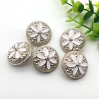 Buttons 2021 Stock Petal Suit Windbreaker Plastic Buttons Petal Shank Coat Buttons