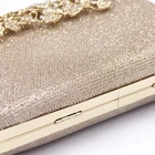 Clutch Bag Wholesales Elegant Fower Crystal Rhinestone Box Clutch Evening Bag For Formal Party