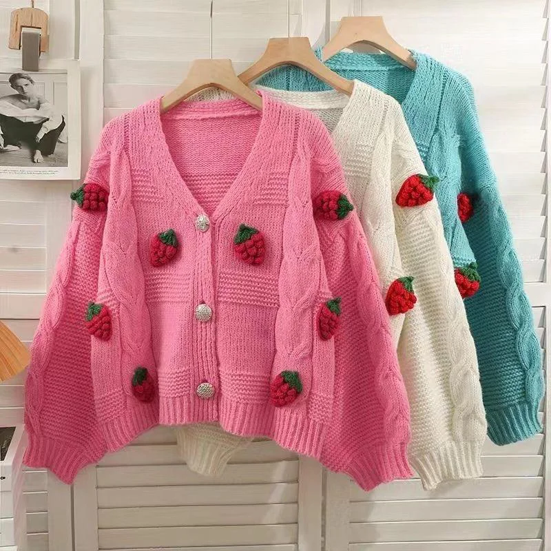 Womens Cardigan Sweater Long Sleeve Open Front Knit Cardigan Sweater with Pockets