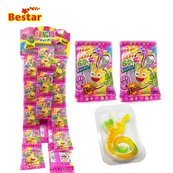 African gummy sweets fruit flavors Assorted shapes finger gummy Jelly candy sweets