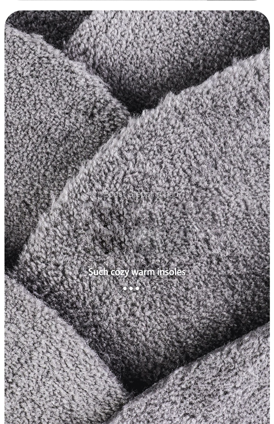 Popcorn Silicone Lamb Wool Insoles, Height-Increasing & Thermal Comfort Popcorn Silicone Lamb Wool Insoles, Height-Increasing & Thermal Comfort