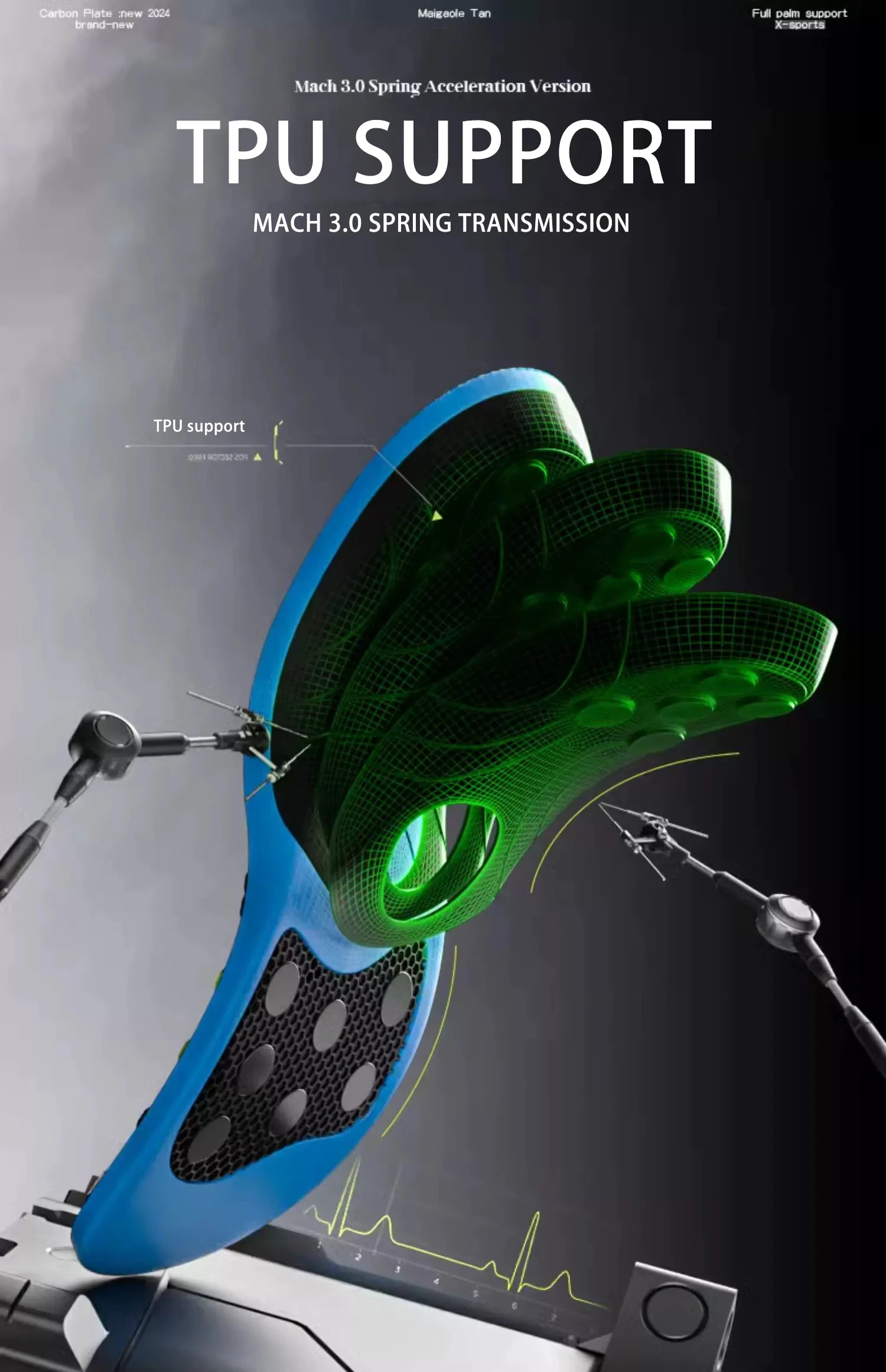 High Rebound Basketball Insoles with Spring Shock Absorption High Rebound Basketball Insoles with Spring Shock Absorption