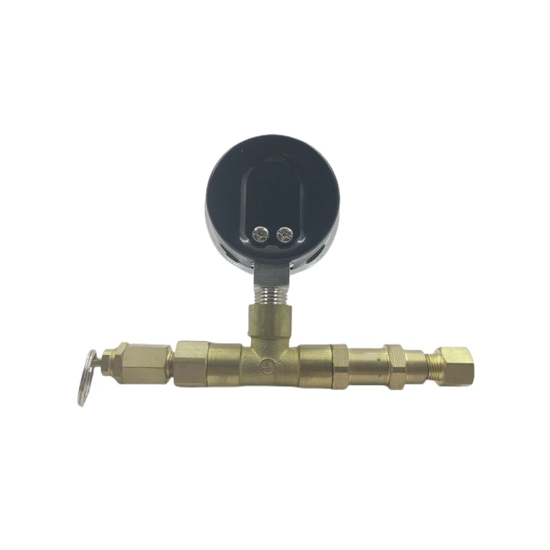 product gas pressure regulator one inlet thread with one gauge release pressure valve for test-6