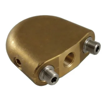 Precision CNC custom processing various models brass sewer nozzle 3/8 IN. inlet/brass flounder sewer nozzle