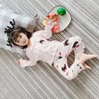 Summer Girls Clothes Wholesale Designer Summer Fashion Organic Children Boutique Girls Clothes Set Sleepwear