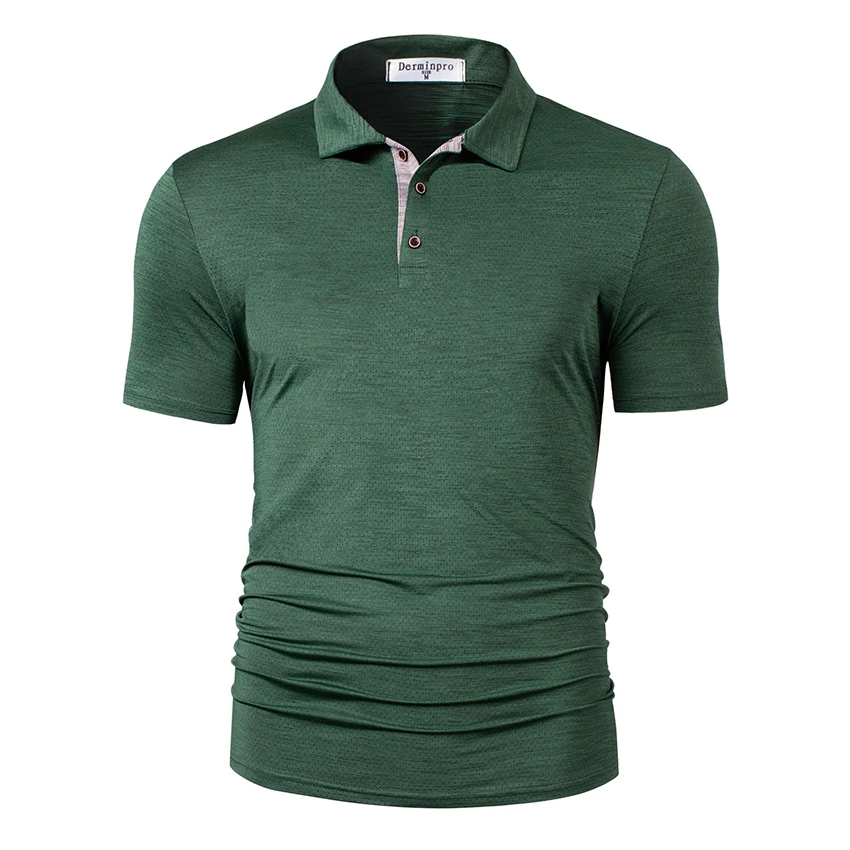 New arrival casual slim fit men short sleeve 100% cotton golf polo t-shirt