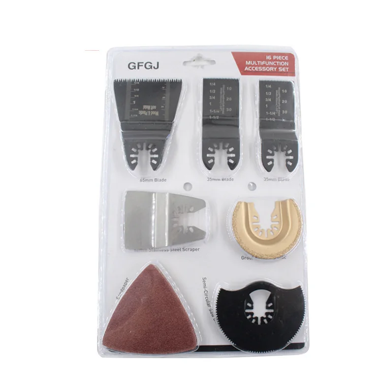 Wholesale Sizes 16pcs Oscillating Saw Blade Oscillating Tool Blades Set