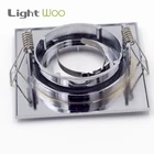 Gu10 Light Reccessed Factory Aluminum Round Square Lighting Fixture Gu10 Led Module Mr16 Spot Light Frame