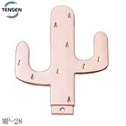 Metal Metal Name Label Rose Gold Metal Labels For Furniture With Holes Sofa Brand Nameplate