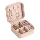 Earring Case Small Ring Earring Necklace Pu Jewellery Case Travel Jewelry Box Leather Jewelry Organizer