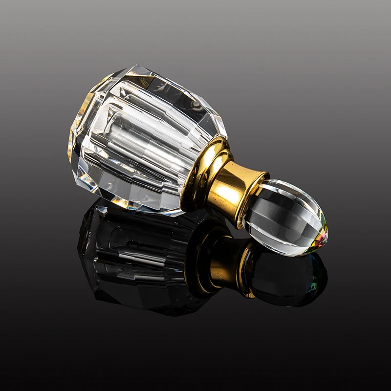 product cheap wholesale customizable 3ml glass empty bottle simple and elegant crystal perfume bottle-9
